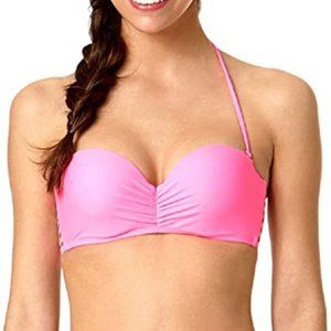 OP Fuchsia Bandeau Bikini Top Size XL